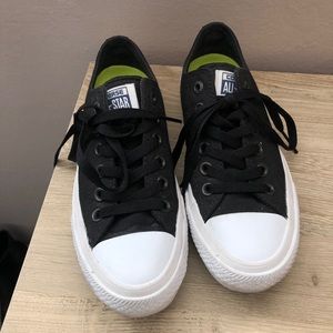 black and white converse